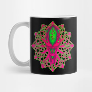 hot pink tehno alien Mug